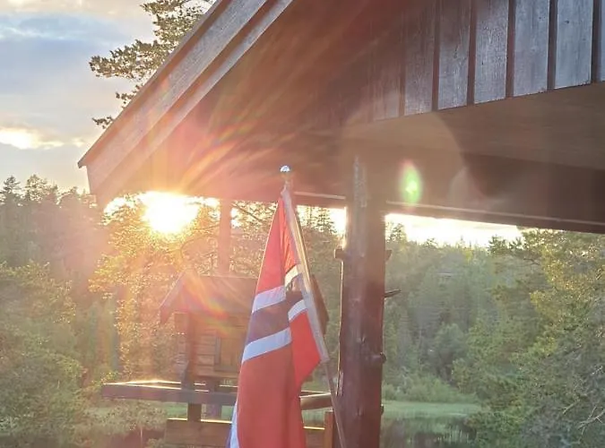 Solhytta Fantastisk Beliggenhet! Til Leie Pa Skrim! Casa de Férias