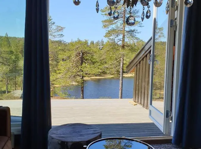 Solhytta Fantastisk Beliggenhet! Til Leie Pa Skrim! Casa de Férias Kongsberg
